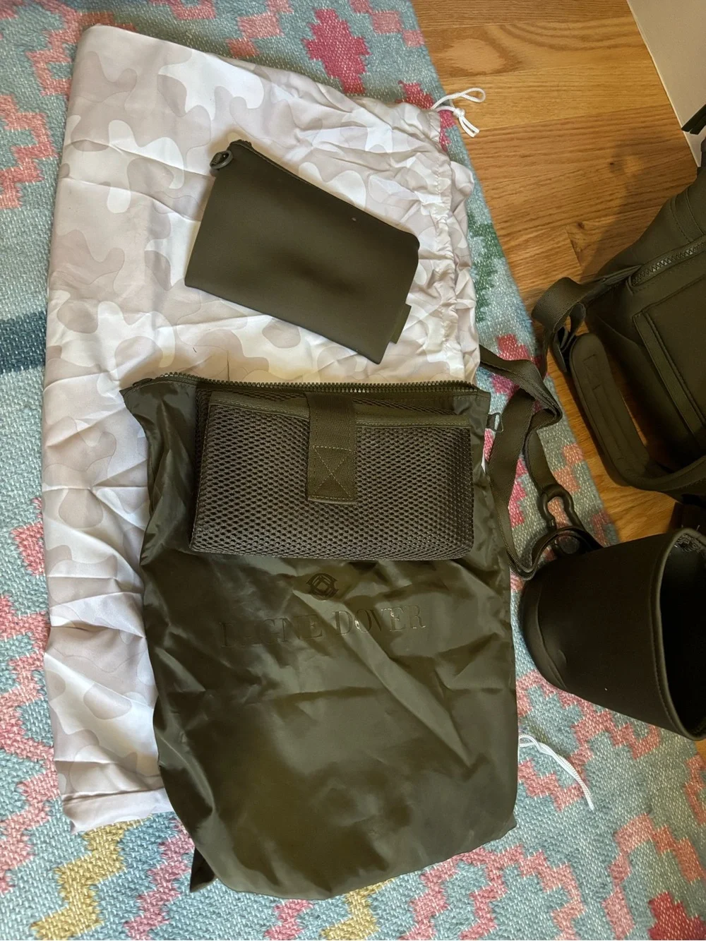 Dagne Dover Olive Green Baby Bag Backpack